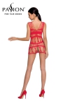 Robe nue r�sille BS089 - Rouge
